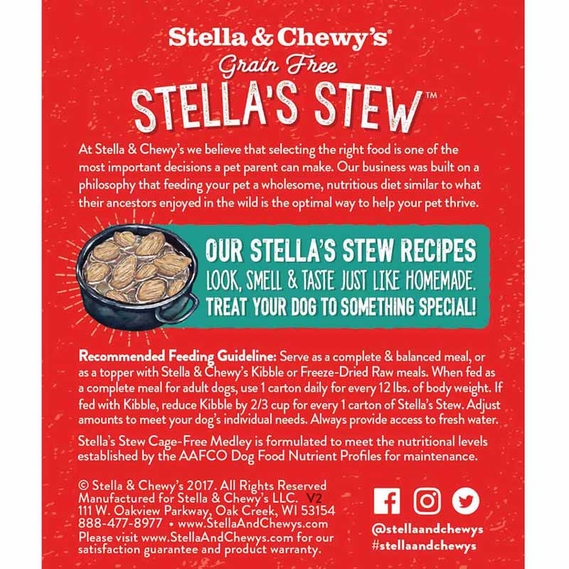 Stella & Chewy's Stella's Stew | Cage-Free Medley (11oz) - CreatureLand