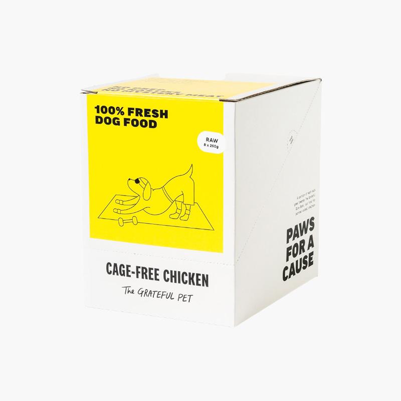 The Grateful Pet Raw Cage-Free Chicken - 2kg (250g x 8) - CreatureLand