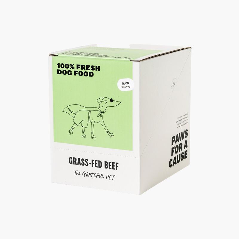 The Grateful Pet Raw Grass-Fed Beef - 2kg (250g x 8) - CreatureLand