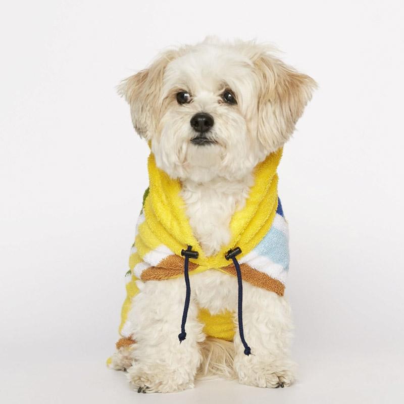 The Painter's Wife Peggy Pet Bathrobe - Multicolor Stripe - CreatureLand