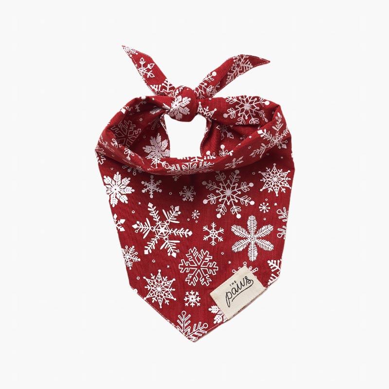 The Paws Ruby Snowfall Bandana - CreatureLand