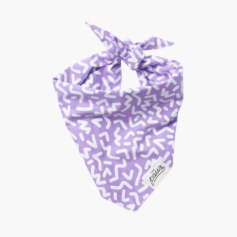 The Paws Wild Violet Bandana - CreatureLand