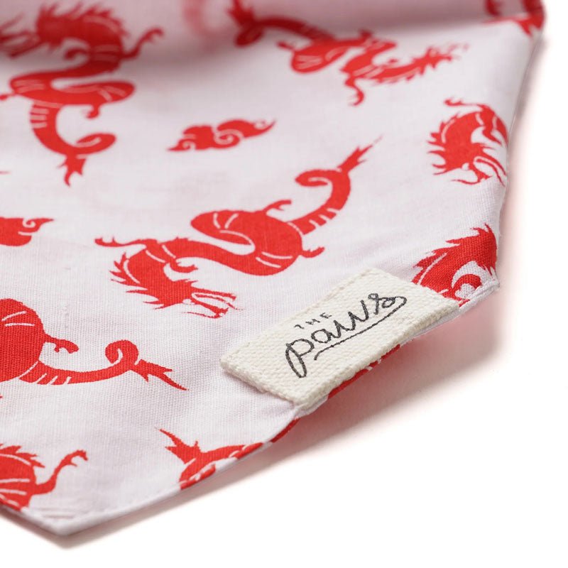 The Paws Year of Dragon 2024 Bandana - CreatureLand