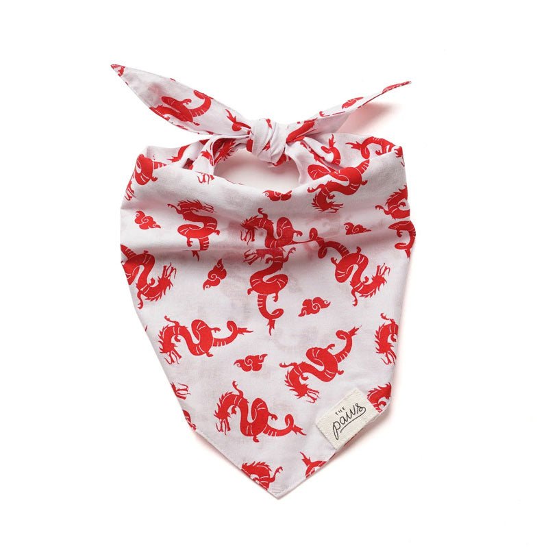 The Paws Year of Dragon 2024 Bandana - CreatureLand