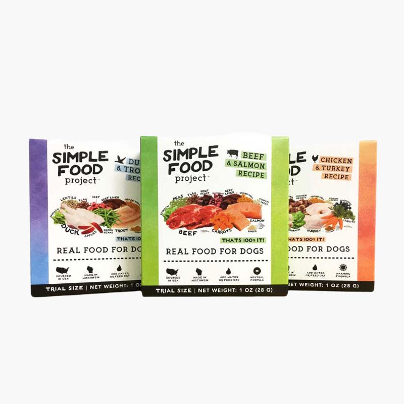 The Simple Food Project Freeze Dried Raw Dog Food Trial Bundle