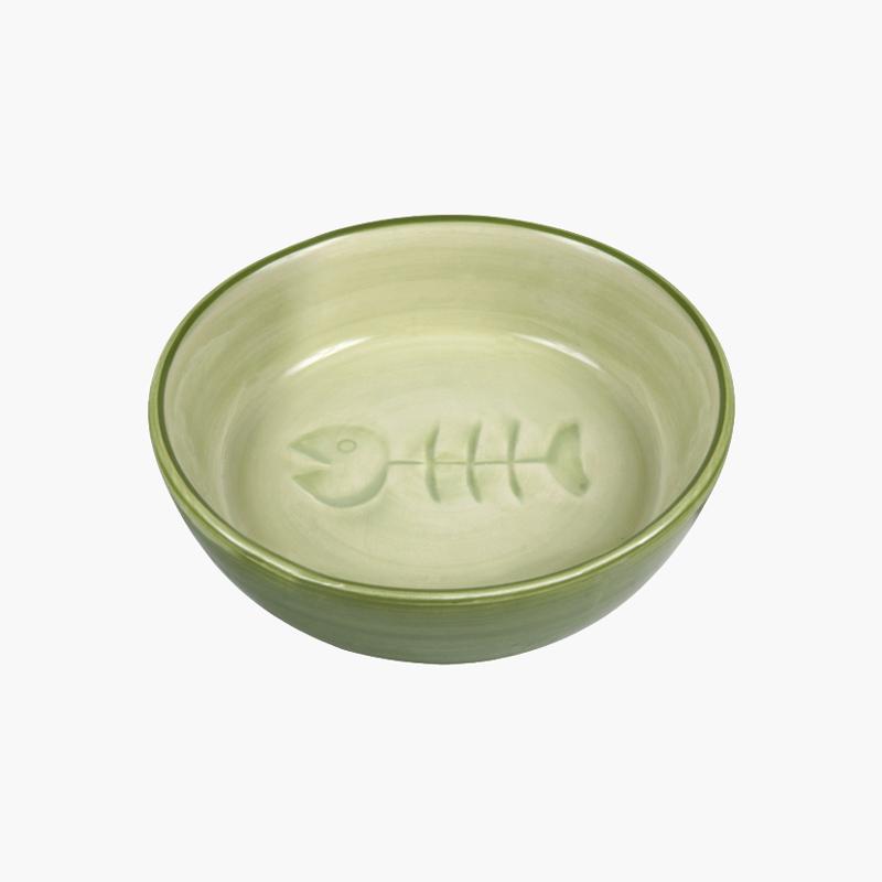 TRIXIE Fishbone Pet Food Bowl (3 Colours) - CreatureLand
