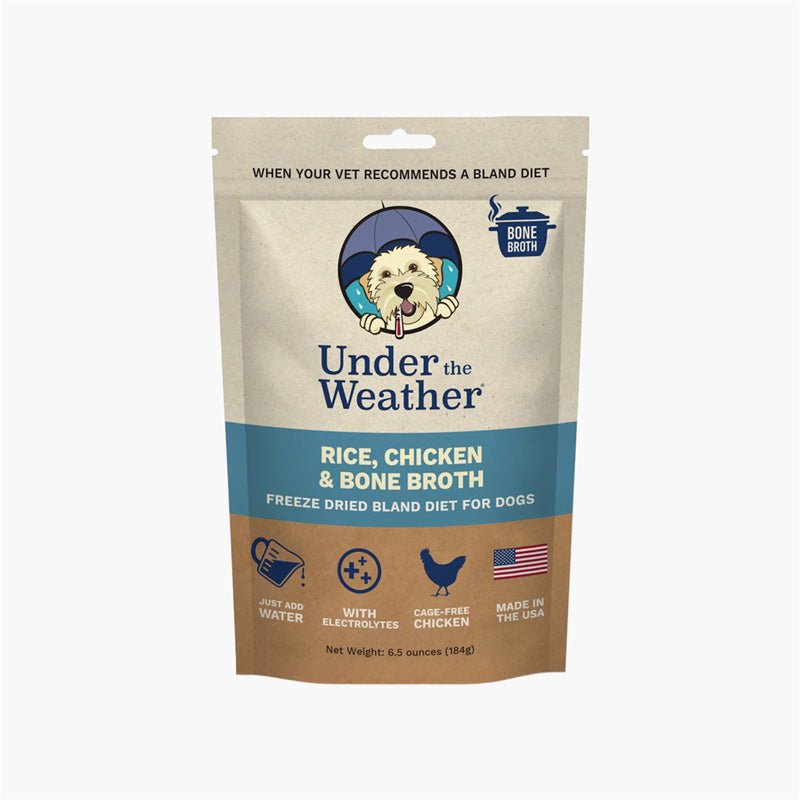 Under The Weather Chicken Rice Bone Broth Freeze Dried Bland