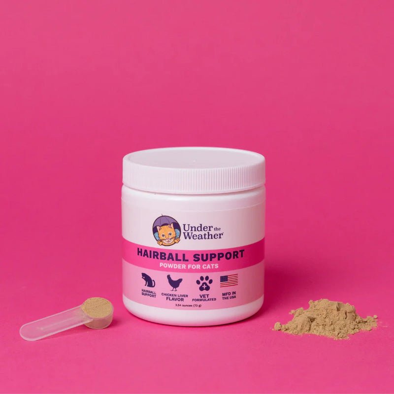 Under The Weather Hairball Support Powder for Cats - CreatureLand