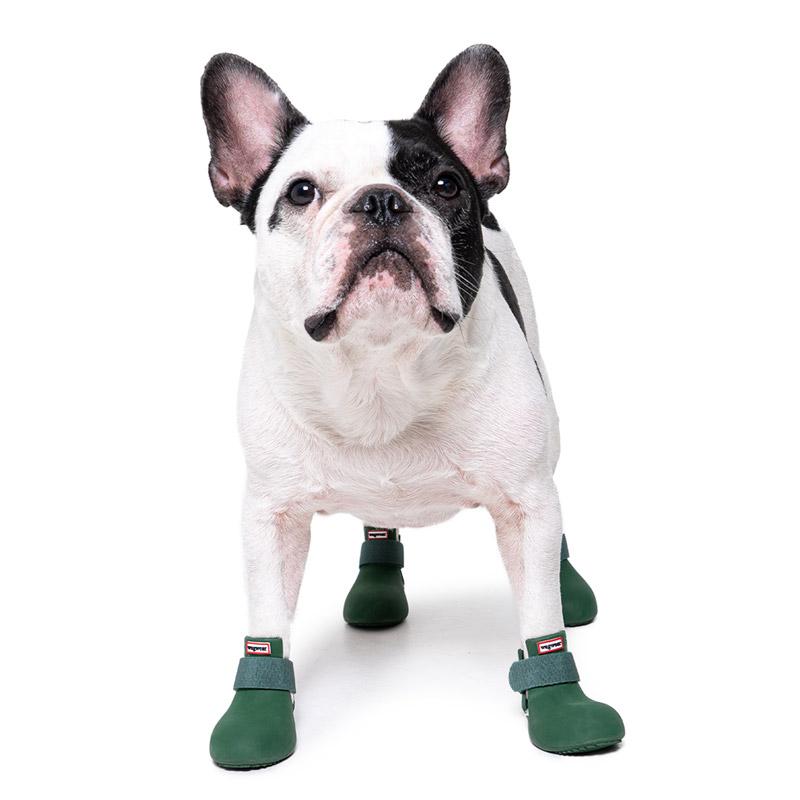 wagwear WagWellies® Dog Boots | Green - CreatureLand