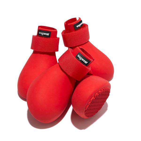wagwear WagWellies® Dog Boots | Red - CreatureLand