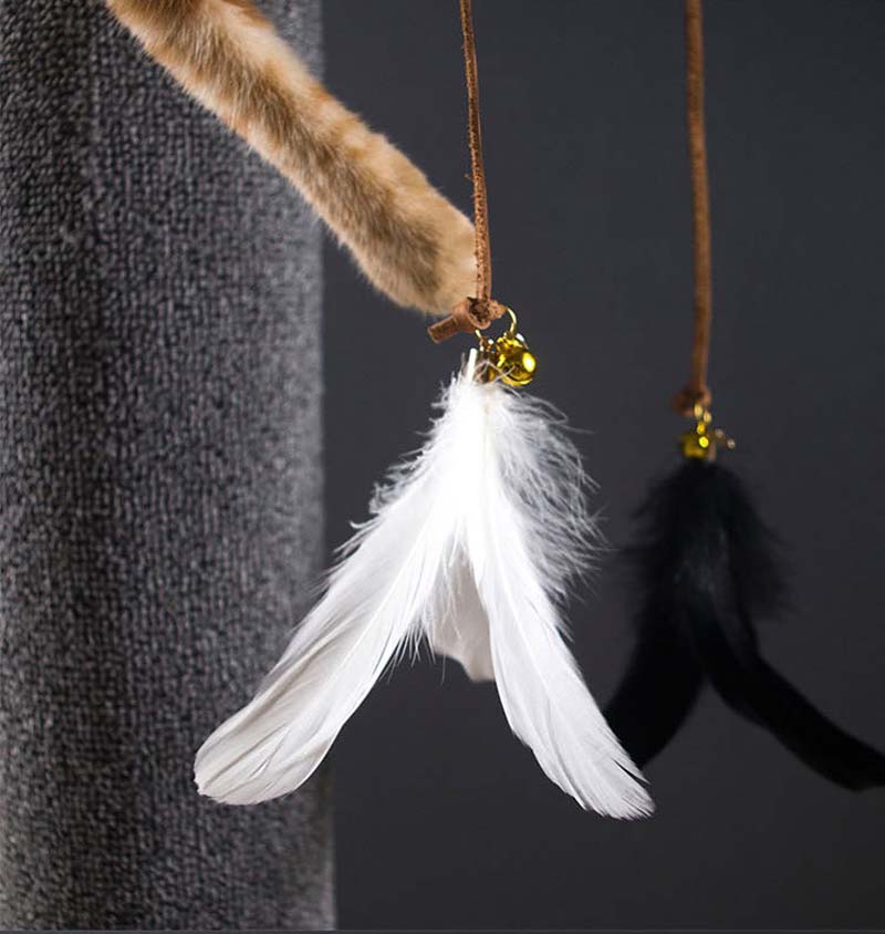 Wakupet Double-Tier Feather Cat Tree - CreatureLand