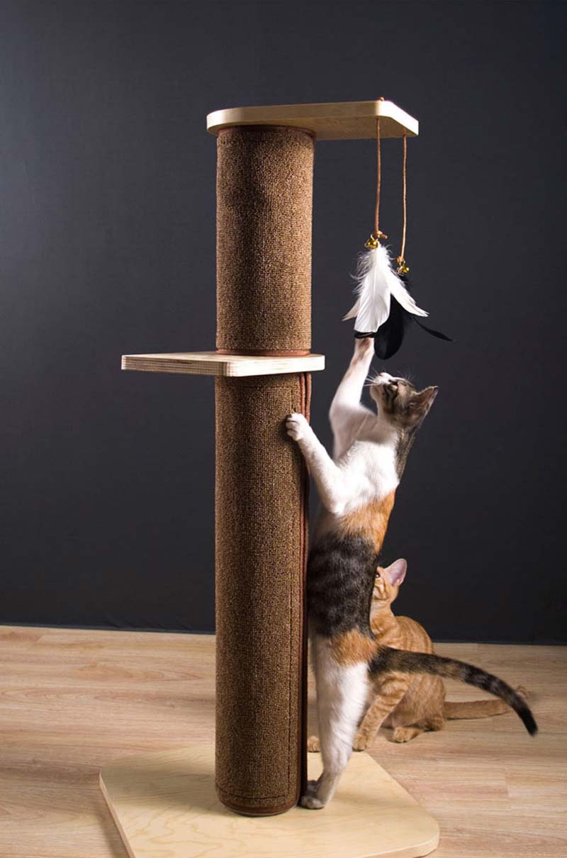 Wakupet Double-Tier Feather Cat Tree - CreatureLand
