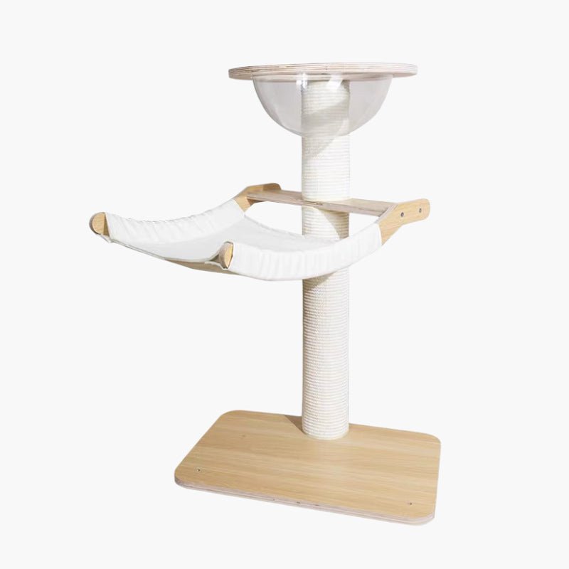 Wakupet Space Bowl Cat Tree with Hammock (2 Colours) - CreatureLand