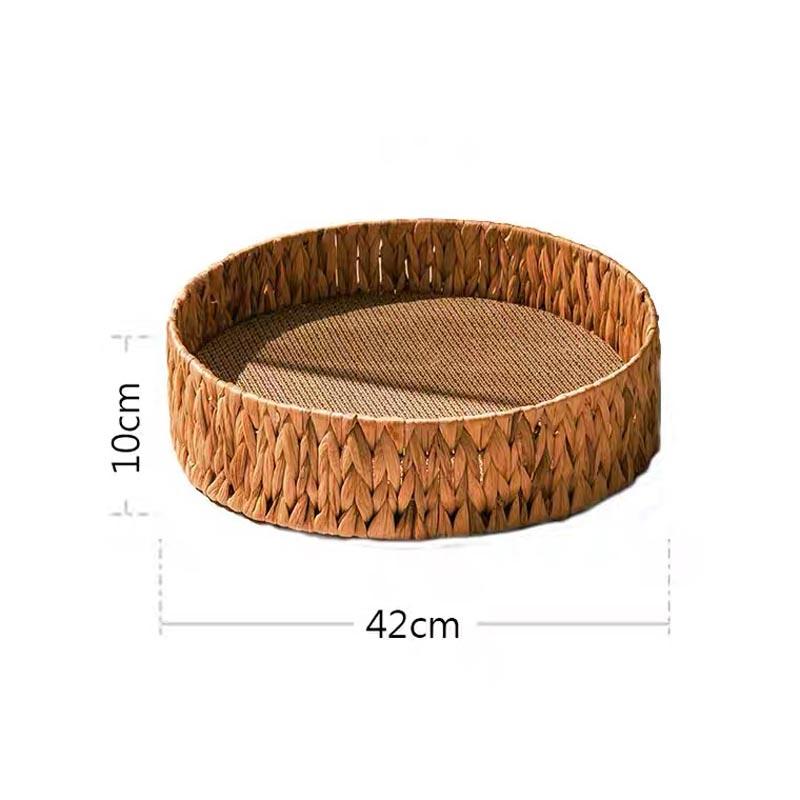 Wakupet Weaved Nest Rattan Cat Scratcher - CreatureLand