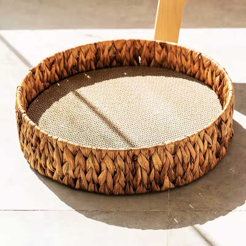 Wakupet Weaved Nest Rattan Cat Scratcher - CreatureLand