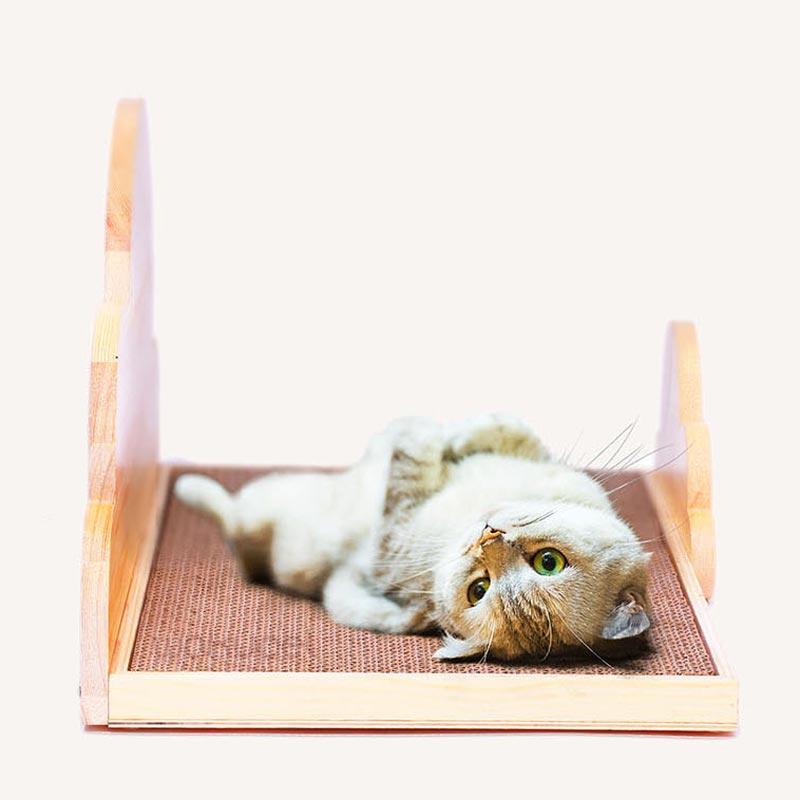 Wakupet Wooden Cloud Cat Scratcher - CreatureLand