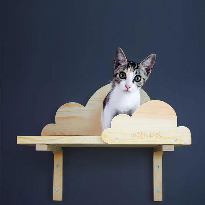 Wakupet Wooden Cloud Cat Scratcher - CreatureLand