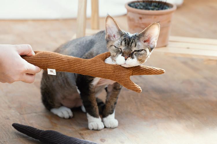 Wetnose Ash Wood Matatabi Cat Toy - CreatureLand