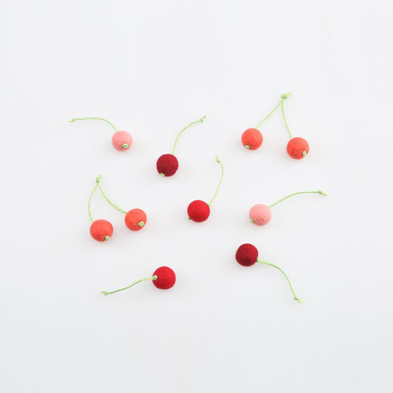 Wetnose Cherry Wool Toy (Set of 5) - CreatureLand