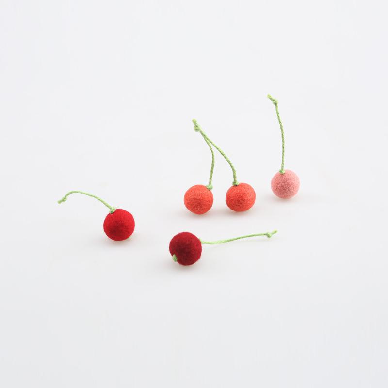 Wetnose Cherry Wool Toy (Set of 5) - CreatureLand