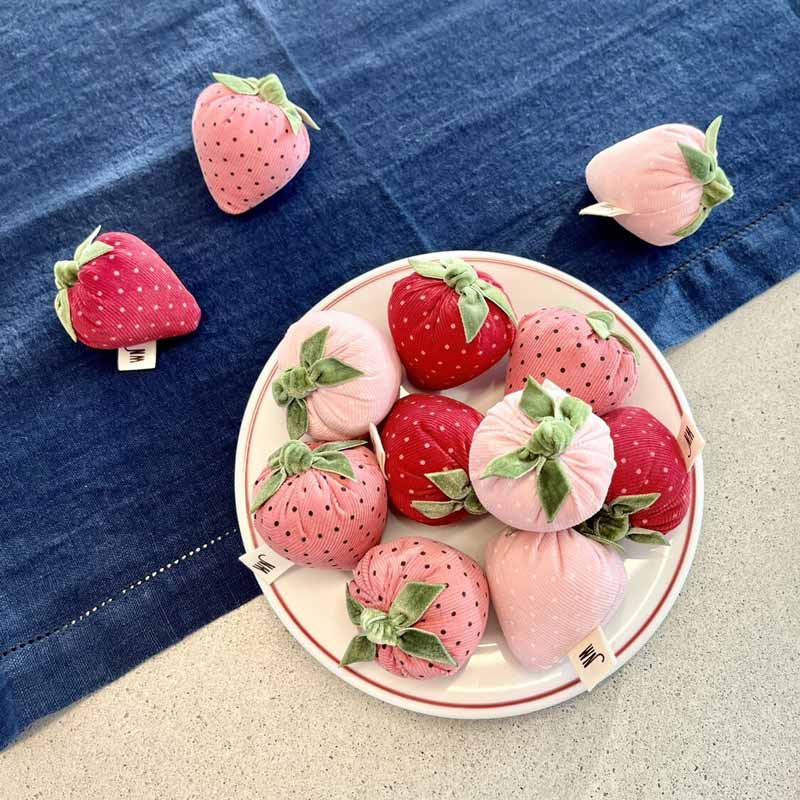 Wetnose [PRE-ORDER] Strawberry Catnip Toy (Set of 3) - CreatureLand
