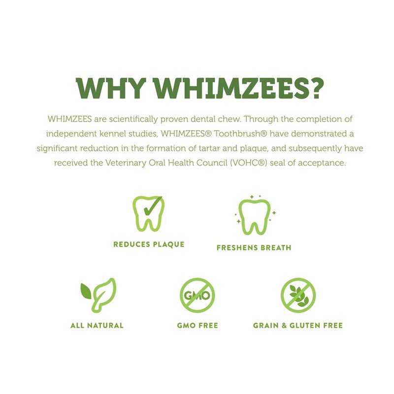 Whimzees Natural Hedgehog Dental Dog Chews - CreatureLand