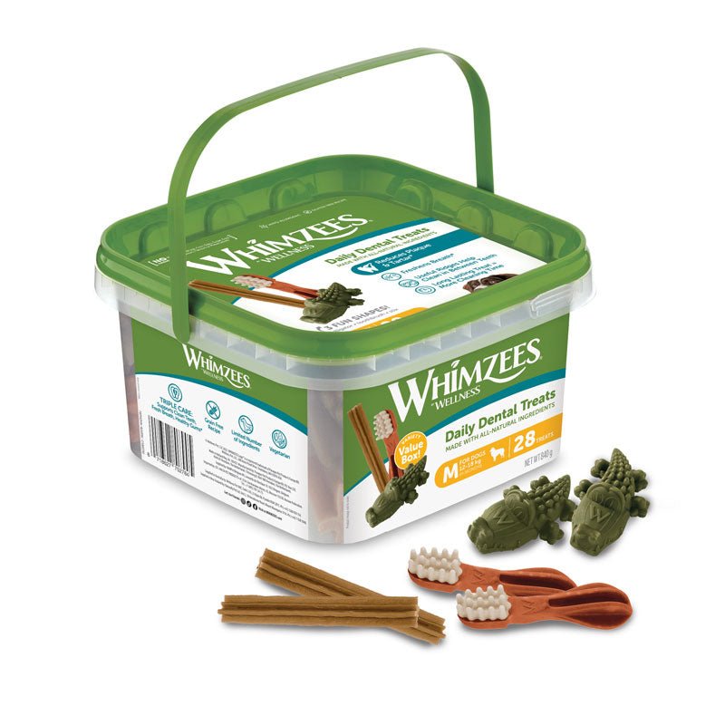 Whimzees Variety Value Box Dental Dog Chews - CreatureLand