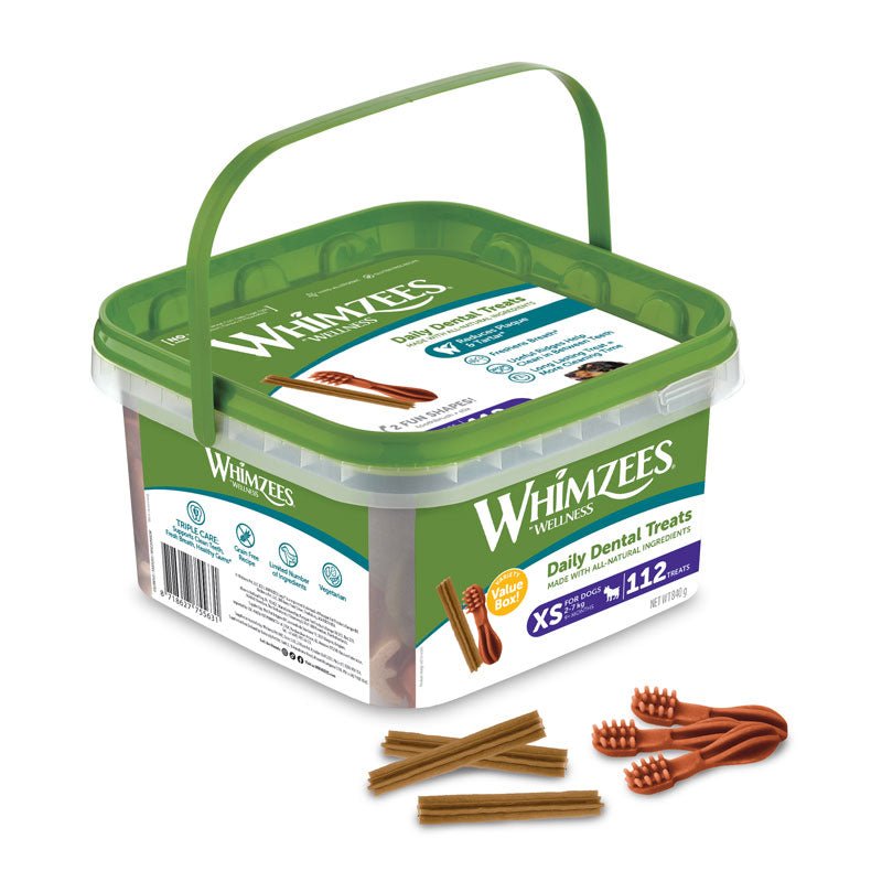 Whimzees Variety Value Box Dental Dog Chews - CreatureLand