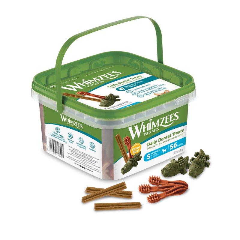 Whimzees Variety Value Box Dental Dog Chews - CreatureLand