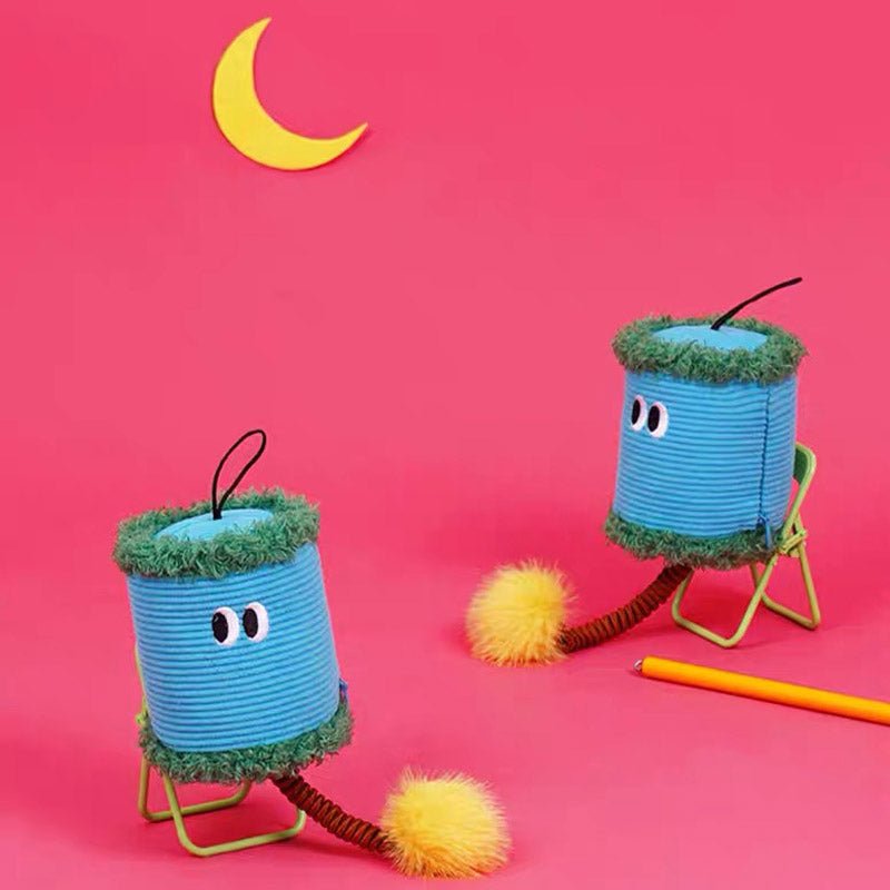 Zeze Lantern Catnip Toy with Wand - CreatureLand