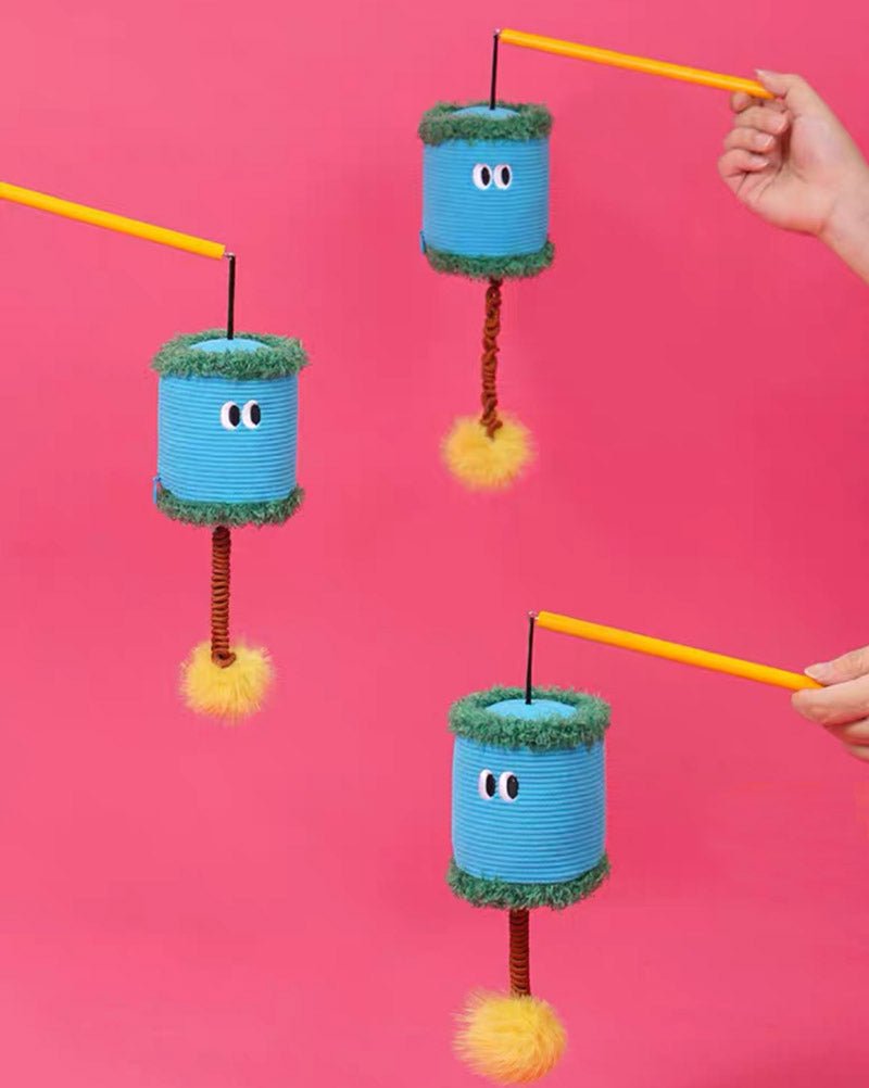 Zeze Lantern Catnip Toy with Wand - CreatureLand