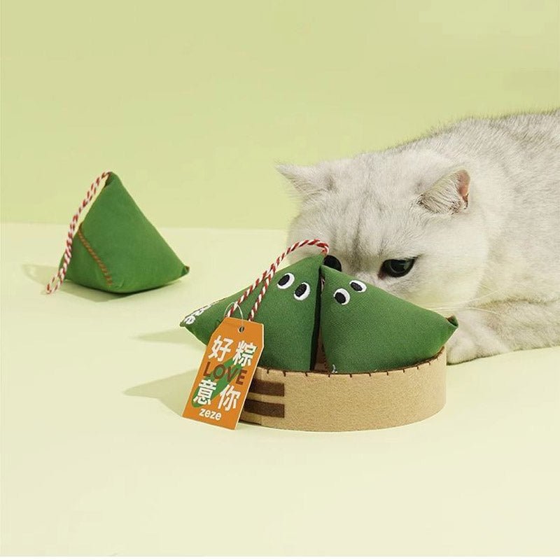 Zeze Rice Dumpling Catnip Toy - CreatureLand