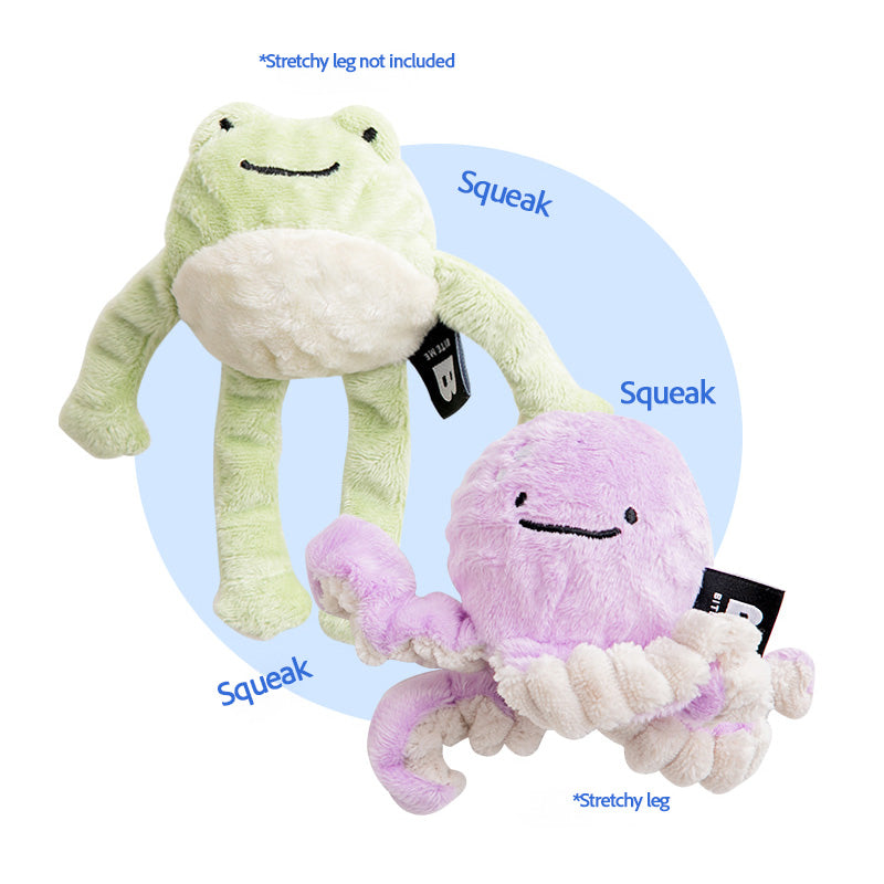 Long Hands Dog Ball Toy (Frog, Octopus)