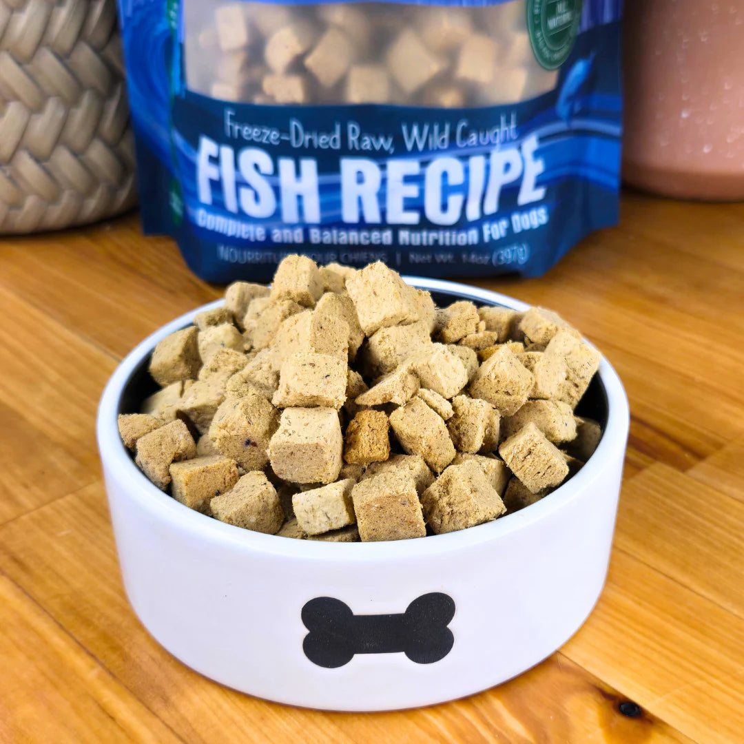 Fish Medley Recipe Freeze Dried Raw Dog Food (14oz)
