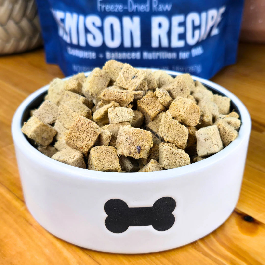 Venison Recipe Freeze Dried Raw Dog Food (14oz)
