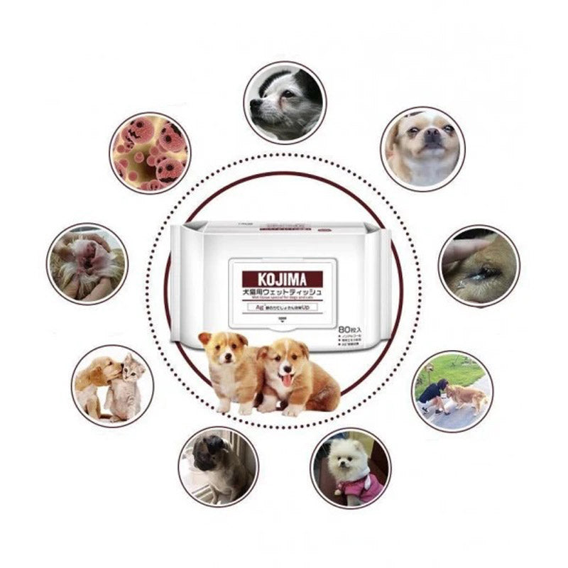Gentle Pet Wet Wipes | 4 Scents (80/100 Sheets)