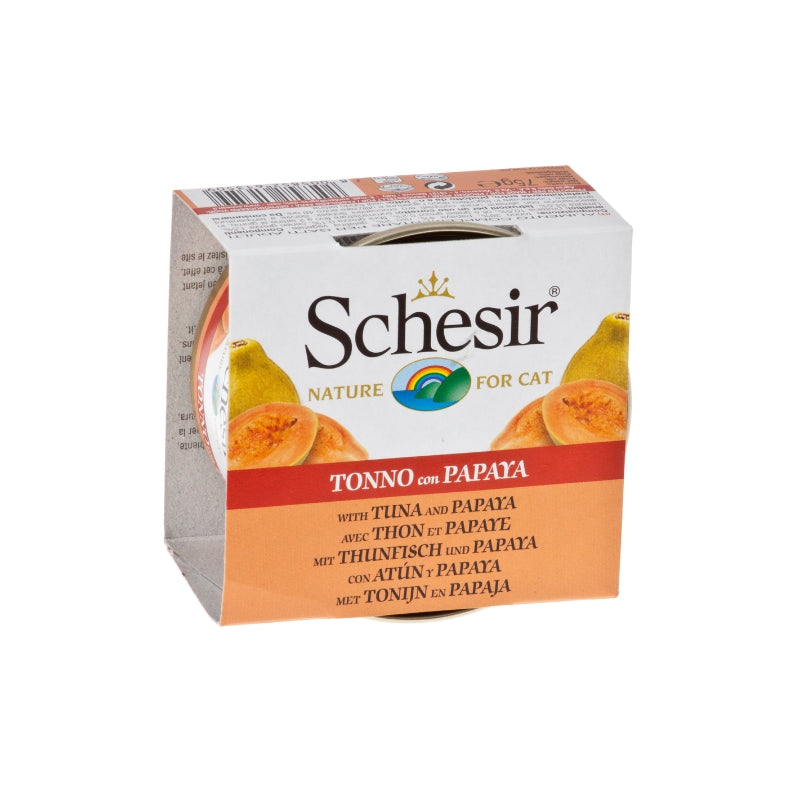 Schesir Tuna & Papaya Fruit Dinner Adult Canned Cat Food (75g)