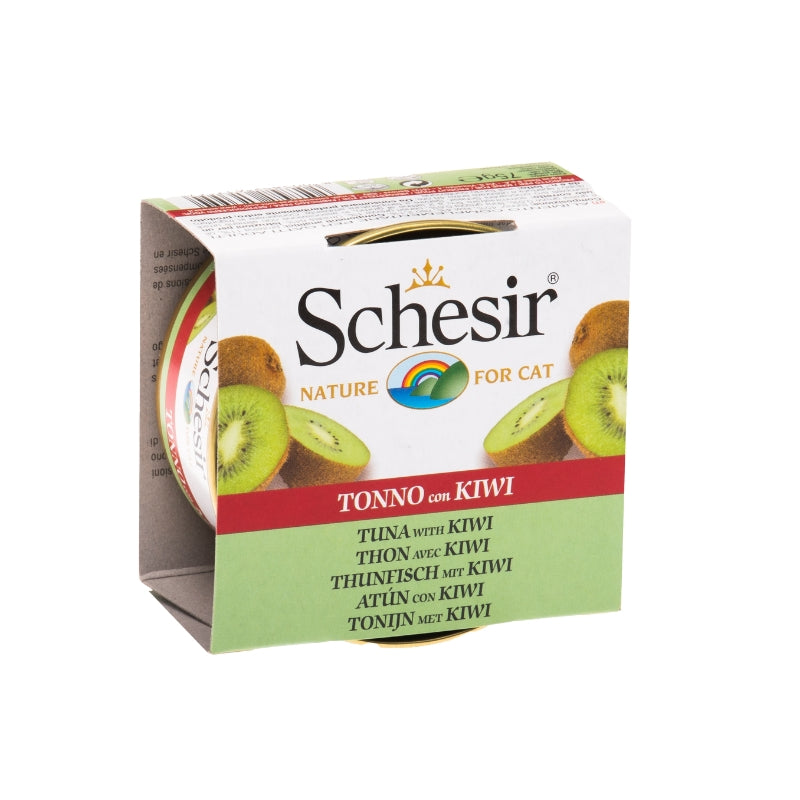 Schesir Tuna & Kiwi Fruit Dinner Adult Canned Cat Food (75g)