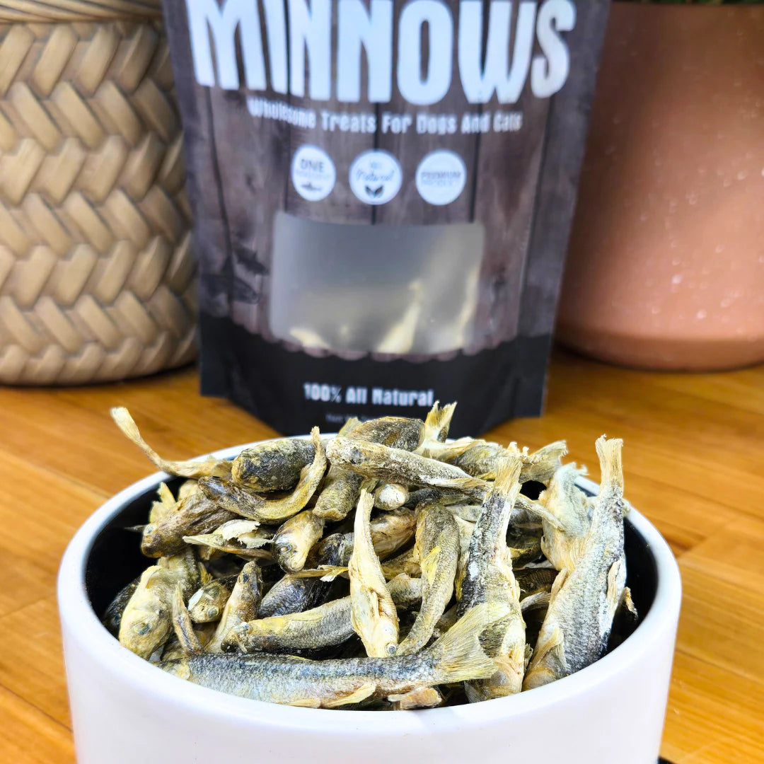Freeze Dried Minnows Dog & Cat Treats (3oz)