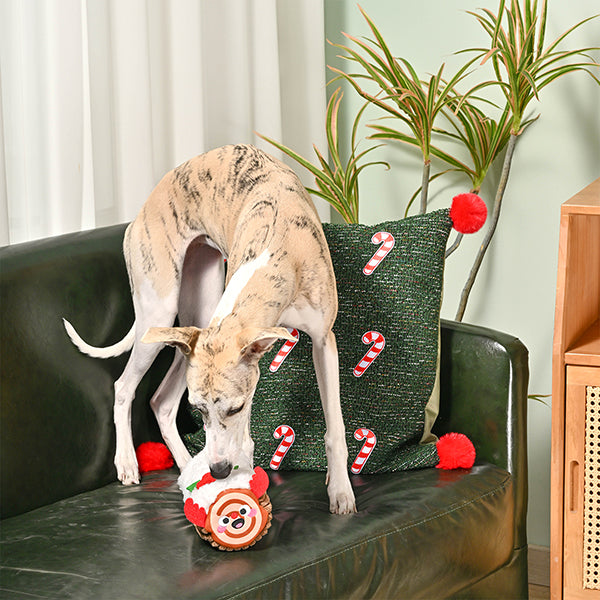 Happy Woofmas — Yule Log Dog Toy