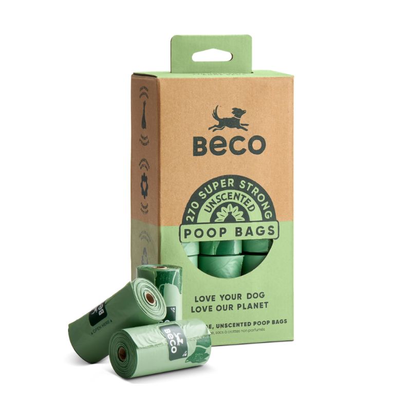 Beco Poop Bags – Leak-Proof, 100% Recycled Plastic (Unscented)