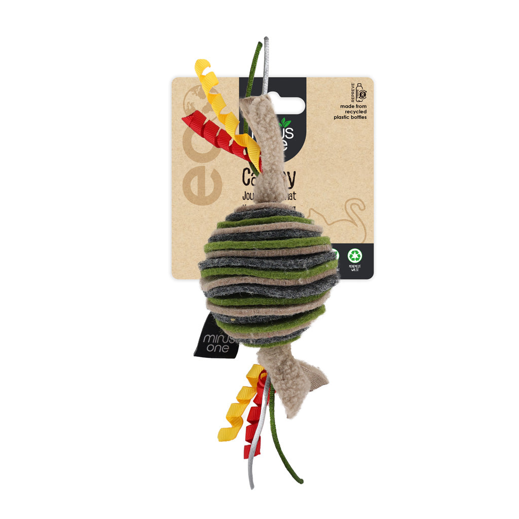 Minus One Eco-Friendly Classic Felt Cat Ball Toy