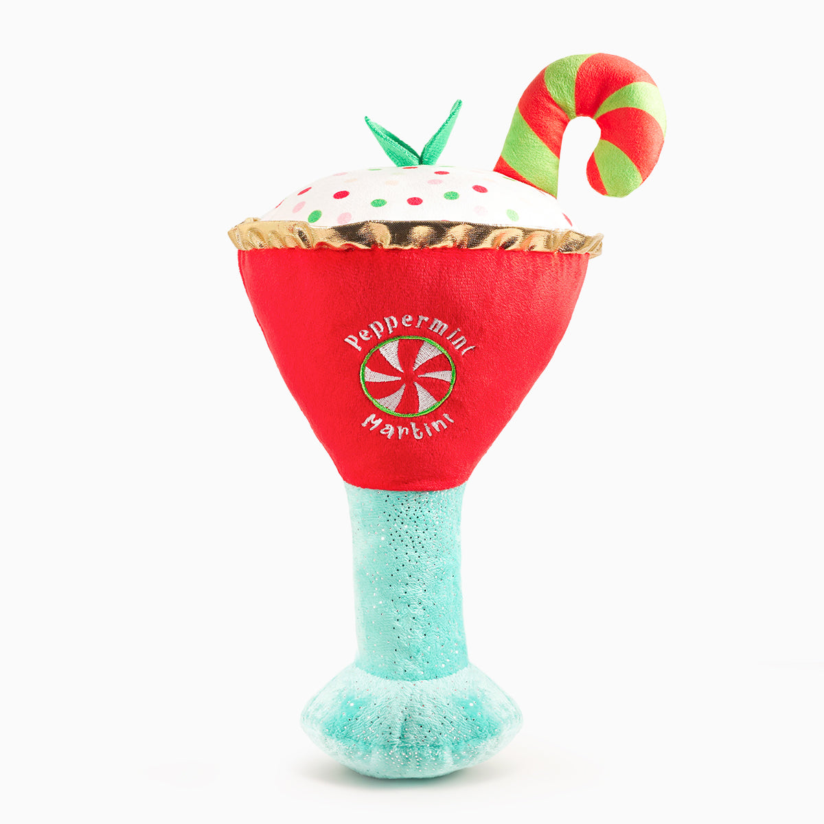 Happy Woofmas — Peppermint Martini Dog Toy