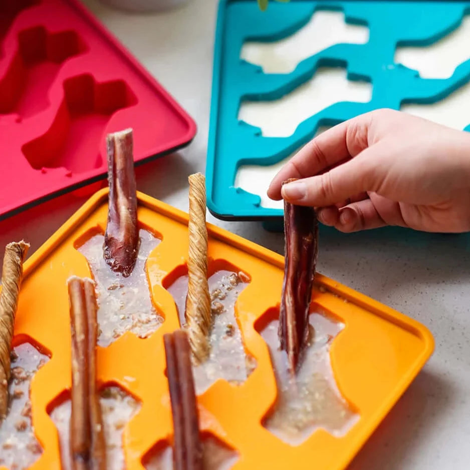 Framed "Spill Resistant" Silicone Popsicle Mold