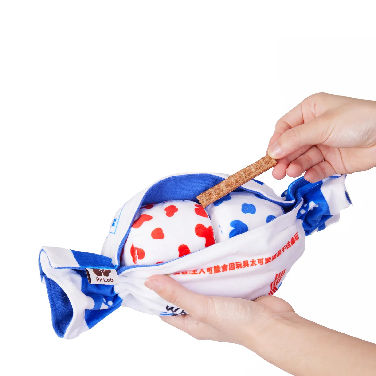 White Dog Candy Nosework Toy