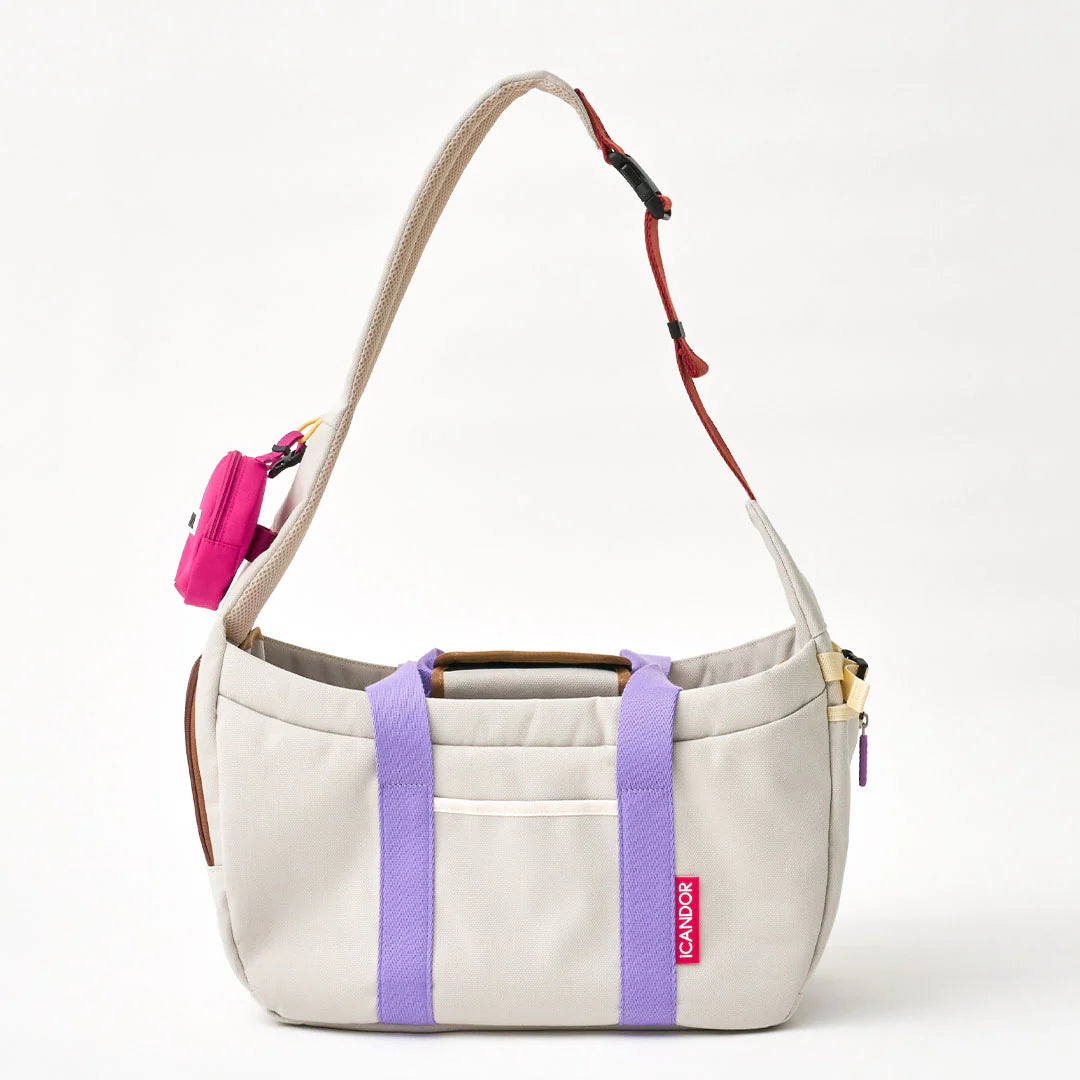 Peek-a-boo Pet Carrier - Plum Grey (2 Sizes)
