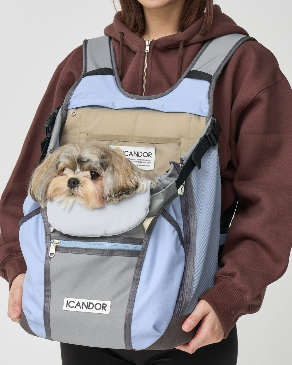 Ab Backpack iCandor - Jige AB Backpack in Pale Blue | CreatureLand.
