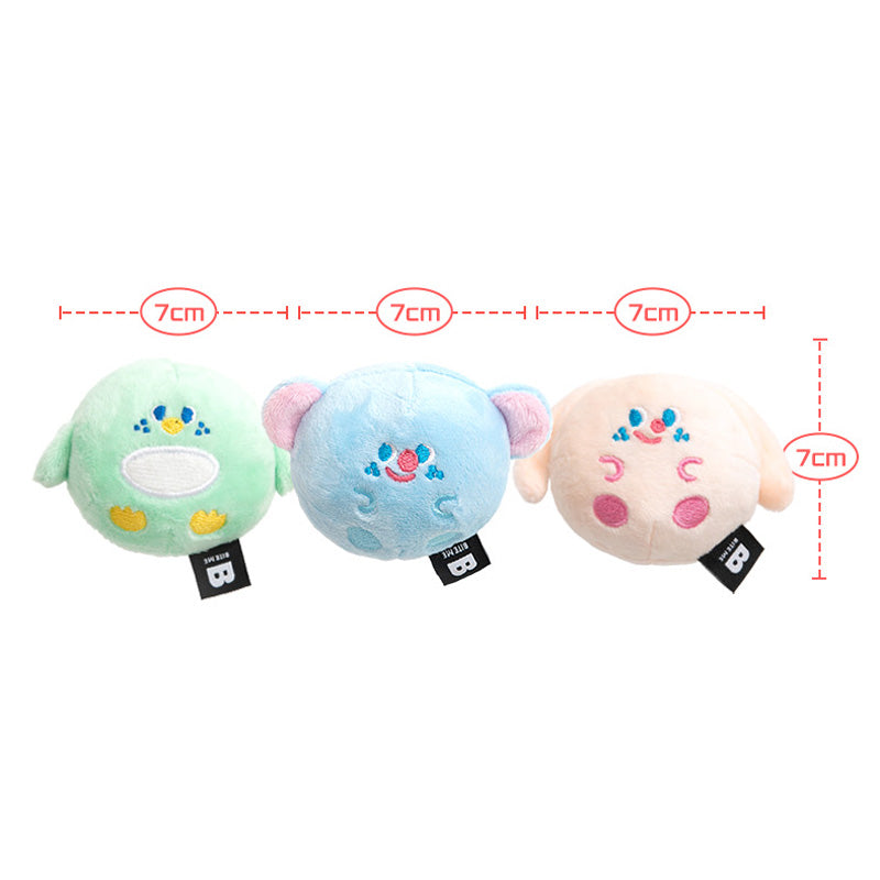 Fluffy Friends Multi-Pack Ball Toy (3 pcs)