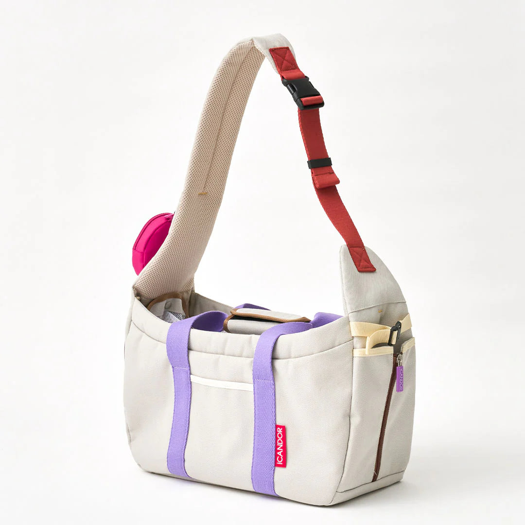 Peek-a-boo Pet Carrier - Plum Grey (2 Sizes)