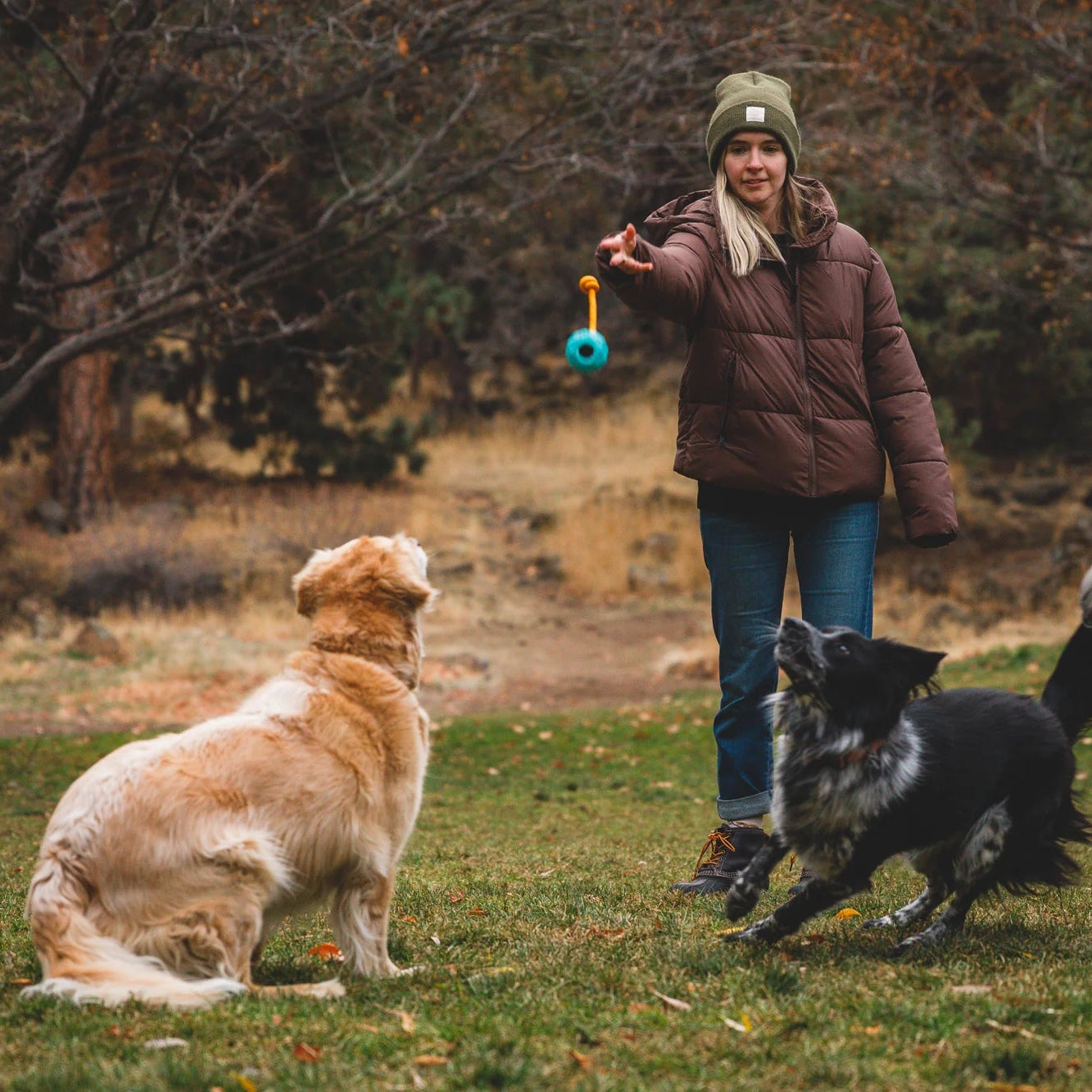 Huck-a-Cone™ Interactive Tug & Fetch Dog Toy